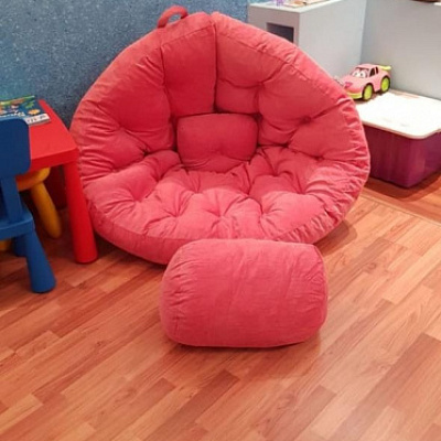 Мягкое кресло для ребенка в детскую комнату. Отзыв о безопасности и качестве с фото. 5/5.